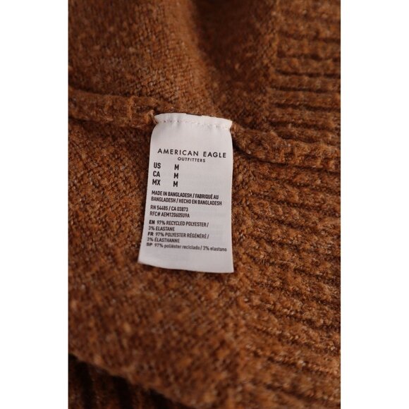 American Eagle Women's Brown Knit‎ Sweater Size Medium - Picture 6 of 13